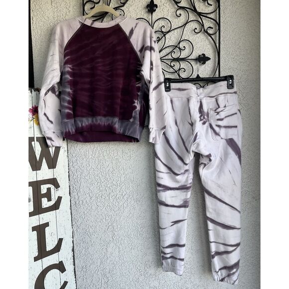 NSF Sayde Sweater And Jogger Set - Size XS - Purple/White - Picture 7 of 13
